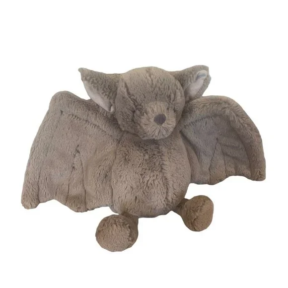 Jellycat Toys Jellycat Medium Bashful Bat Brown Bat Soft Toy Medium Bat Retired Poshmark